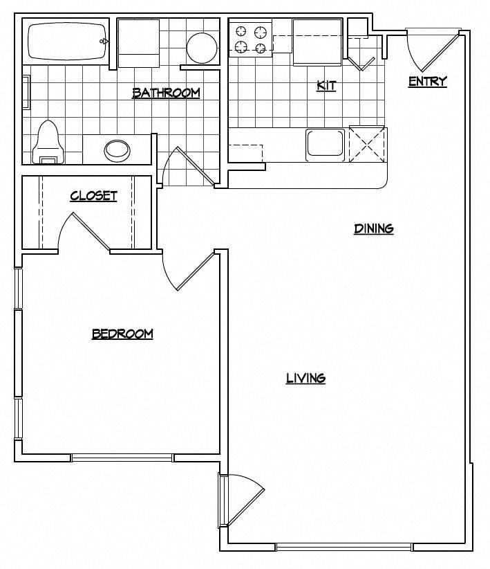 Large 1 bedroom